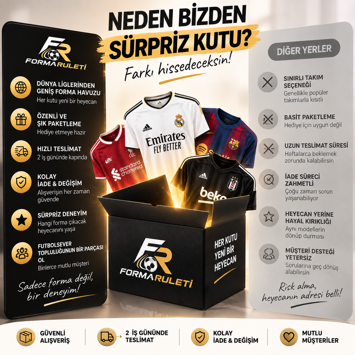 Sürpriz Kutu | A++ Kalite Formalar