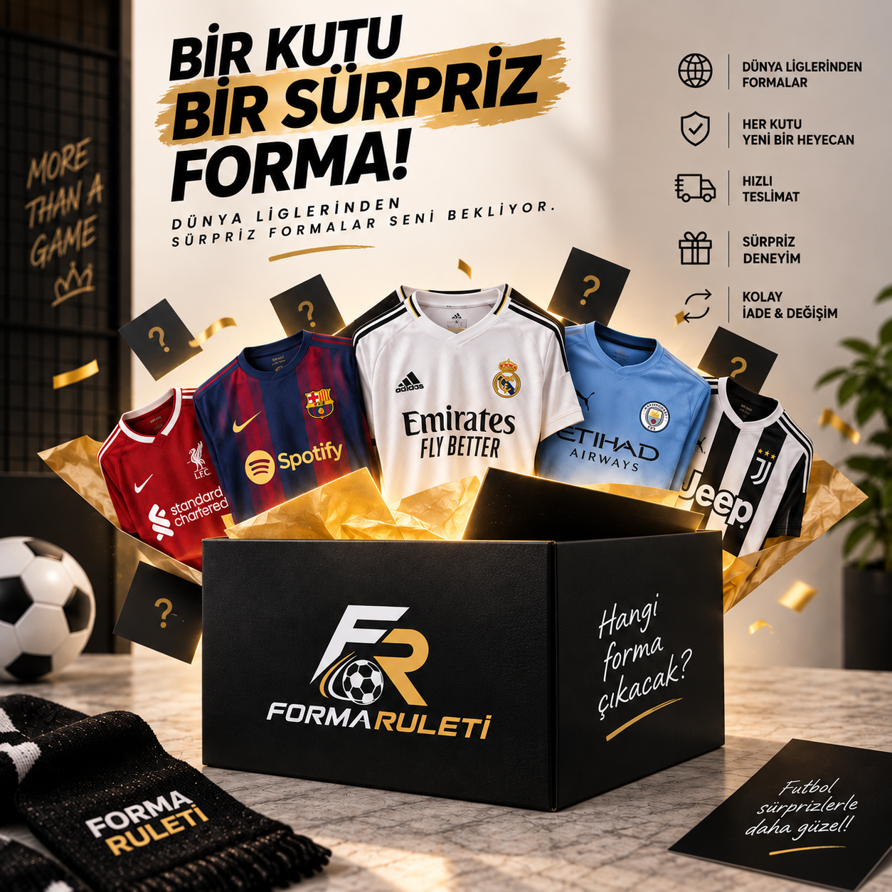 Sürpriz Kutu | A++ Kalite Formalar