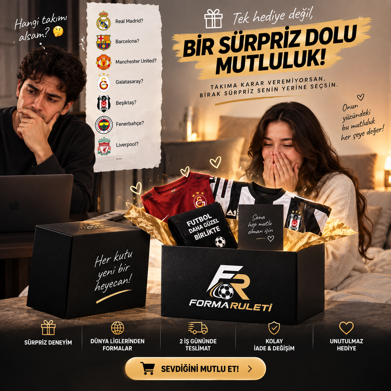 Sürpriz Kutu | A++ Kalite Formalar